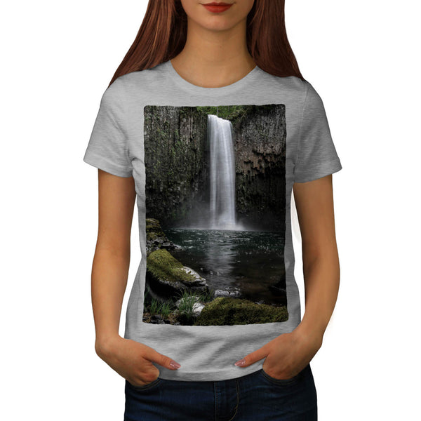 Mountain Waterfall Womens T-Shirt