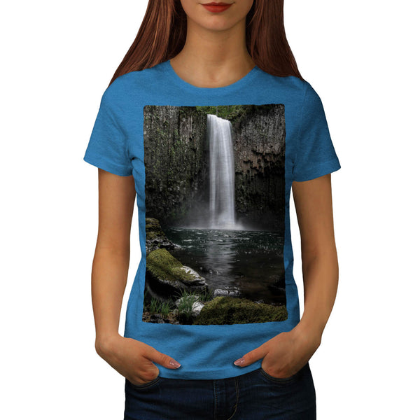 Mountain Waterfall Womens T-Shirt