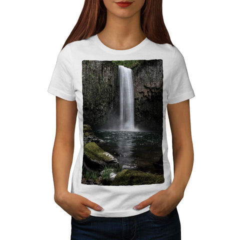 Mountain Waterfall Womens T-Shirt