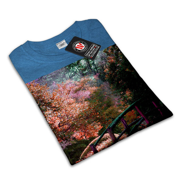 Colorful Park River Mens T-Shirt