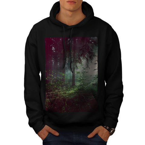 Deep Dark Forest Mens Hoodie