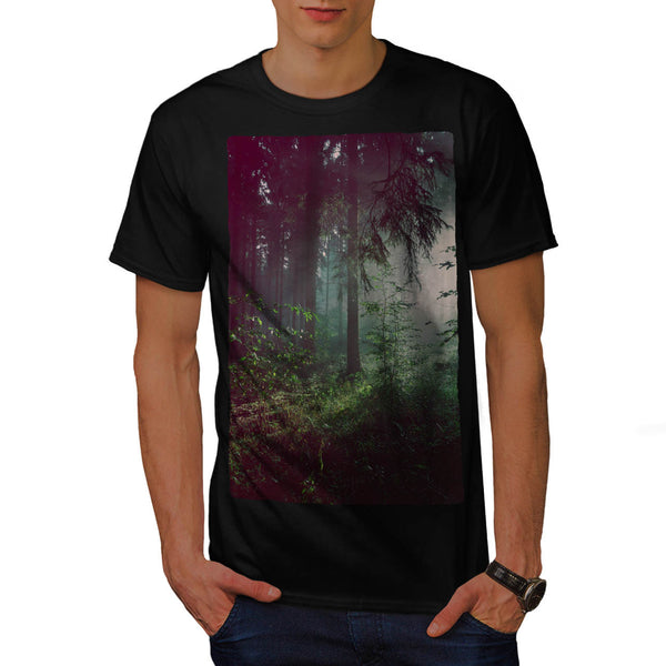 Deep Dark Forest Mens T-Shirt