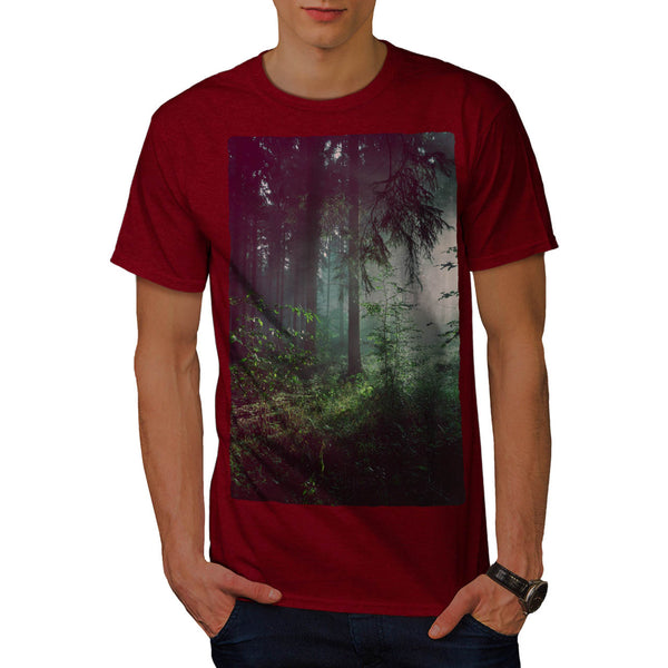 Deep Dark Forest Mens T-Shirt