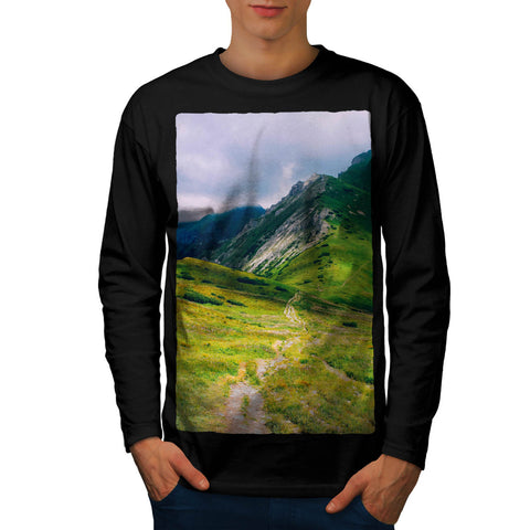 Mountain Road Mens Long Sleeve T-Shirt