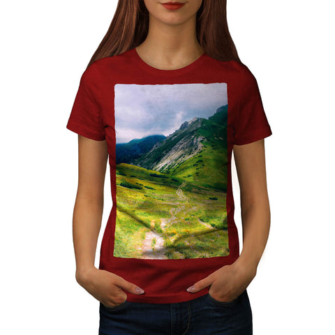 Mountain Road Womens T-Shirt