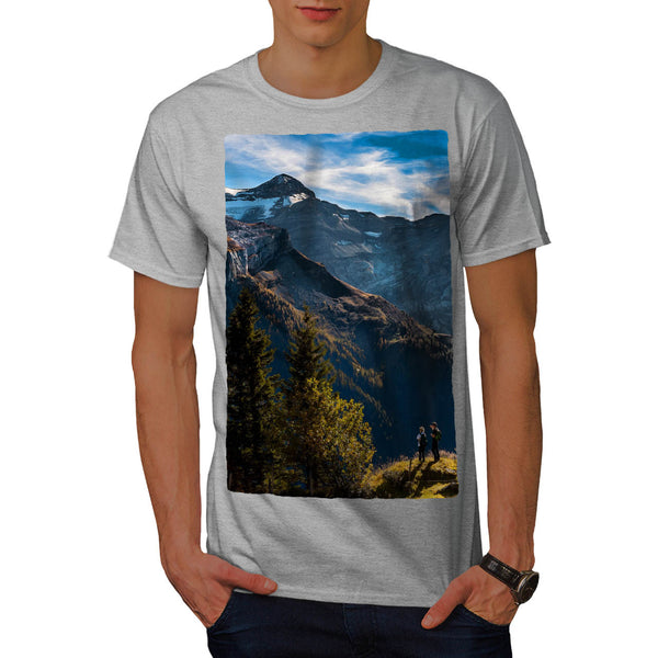 Mountain Panorama Mens T-Shirt