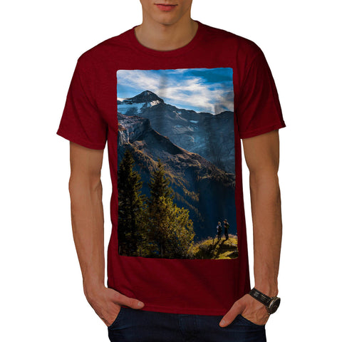 Mountain Panorama Mens T-Shirt