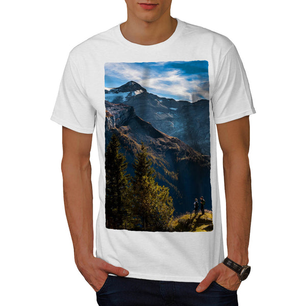 Mountain Panorama Mens T-Shirt