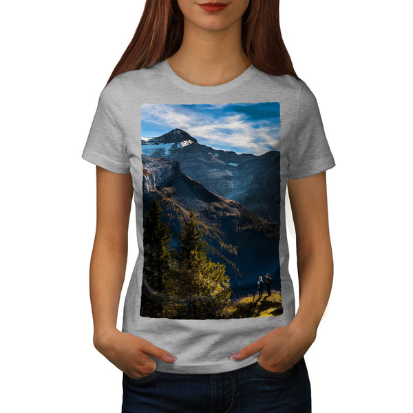 Mountain Panorama Womens T-Shirt