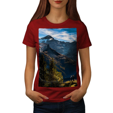 Mountain Panorama Womens T-Shirt