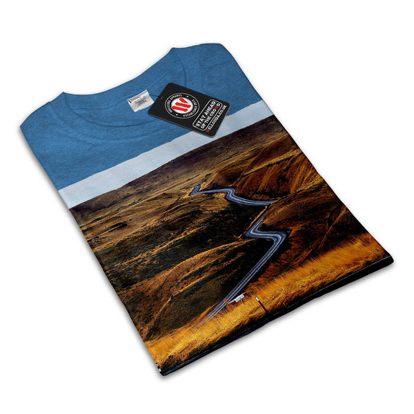 Clear Empty Curvy Way Mens T-Shirt