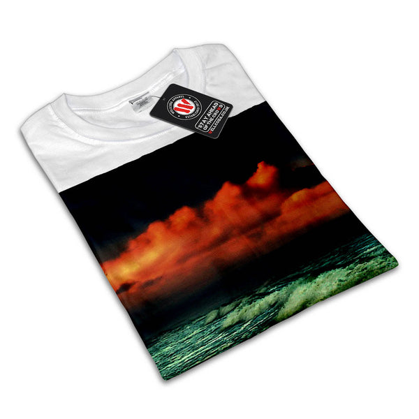 Beach Sea Waves Mens T-Shirt