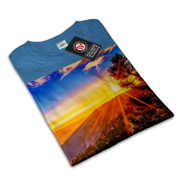 Mountain Sunset Womens T-Shirt
