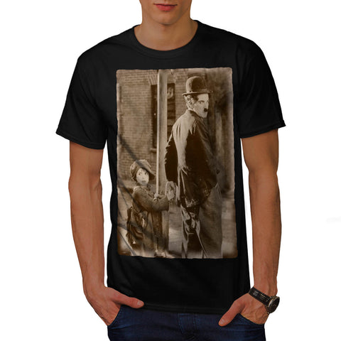 Charlie Chaplin Movie Mens T-Shirt