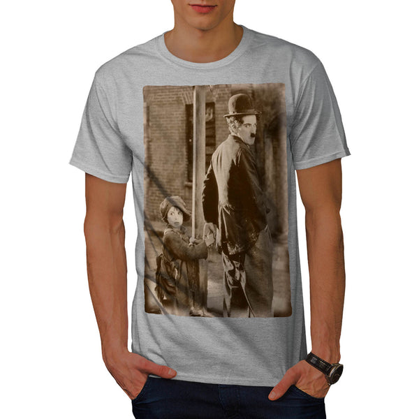 Charlie Chaplin Movie Mens T-Shirt