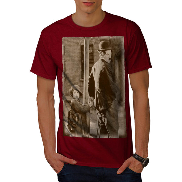 Charlie Chaplin Movie Mens T-Shirt