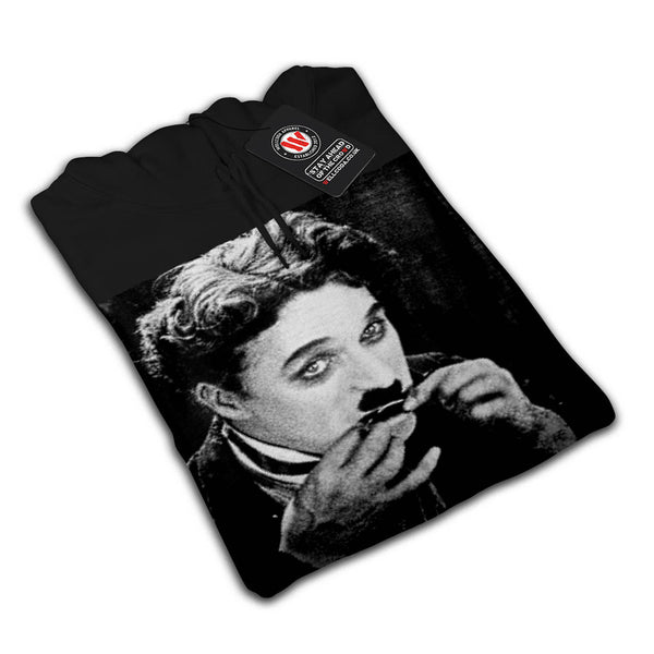 Funny Charlie Chaplin Womens Hoodie