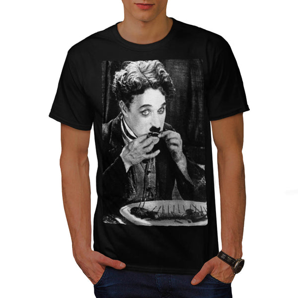 Funny Charlie Chaplin Mens T-Shirt
