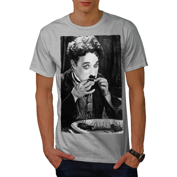Funny Charlie Chaplin Mens T-Shirt
