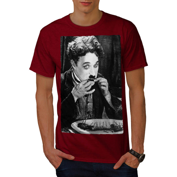 Funny Charlie Chaplin Mens T-Shirt