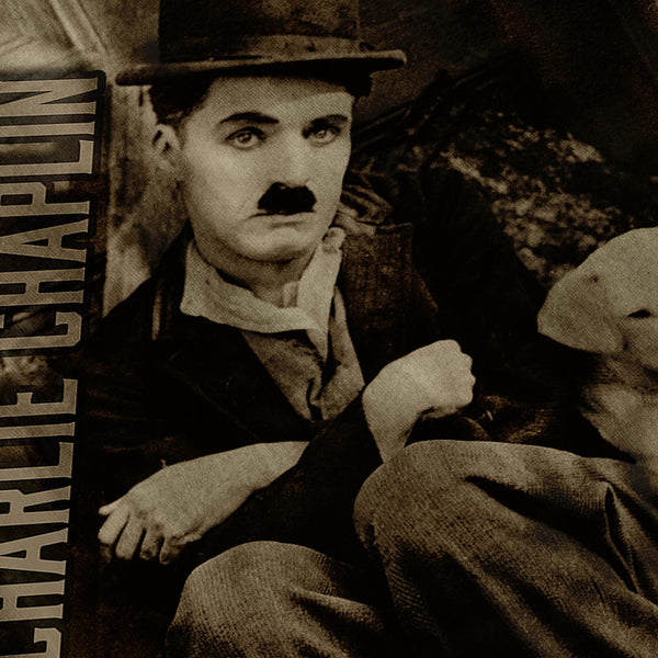 Charlie Chaplin Dog Mens T-Shirt