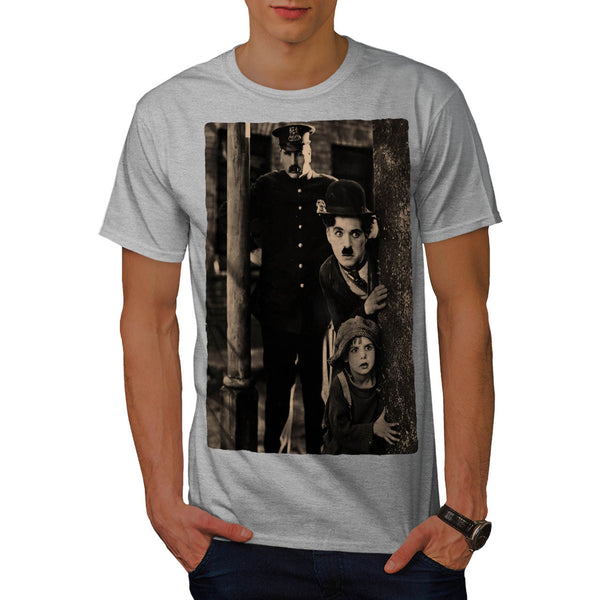 Actor Charlie Chaplin Mens T-Shirt