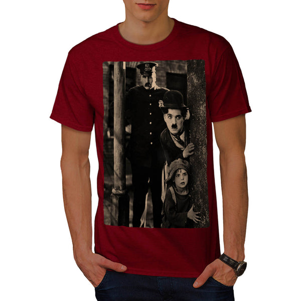 Actor Charlie Chaplin Mens T-Shirt