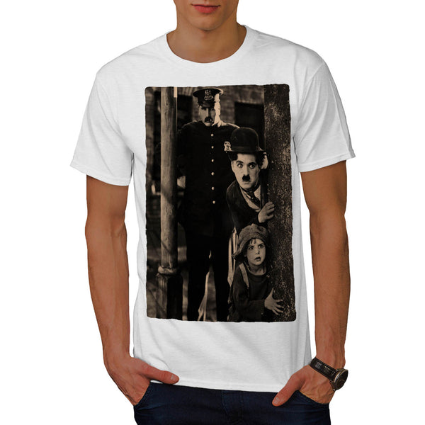 Actor Charlie Chaplin Mens T-Shirt