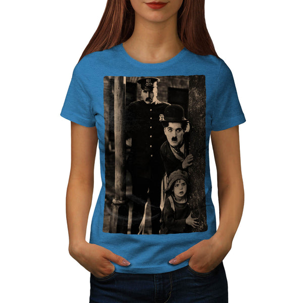 Actor Charlie Chaplin Womens T-Shirt