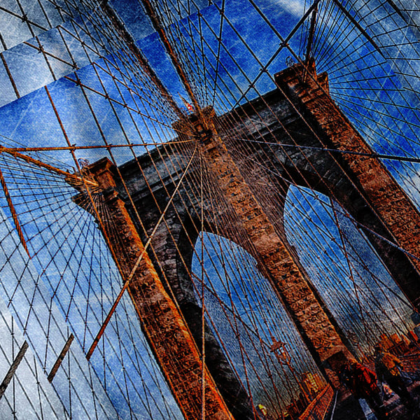 Brooklyn Bridge View Mens T-Shirt