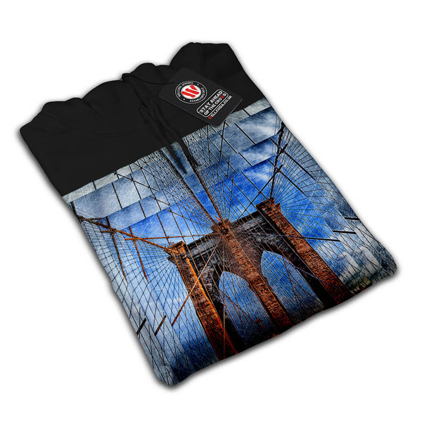 Brooklyn Bridge View Mens Hoodie
