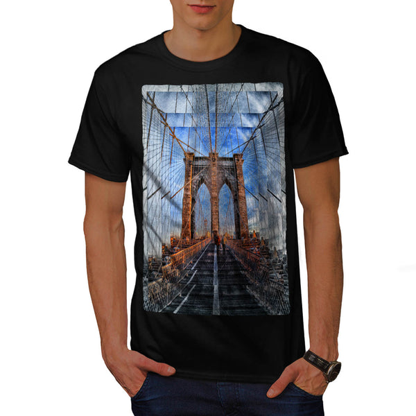 Brooklyn Bridge View Mens T-Shirt
