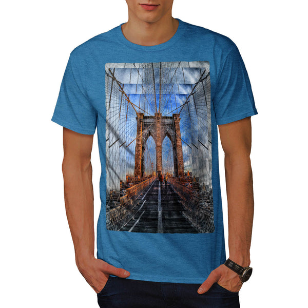 Brooklyn Bridge View Mens T-Shirt