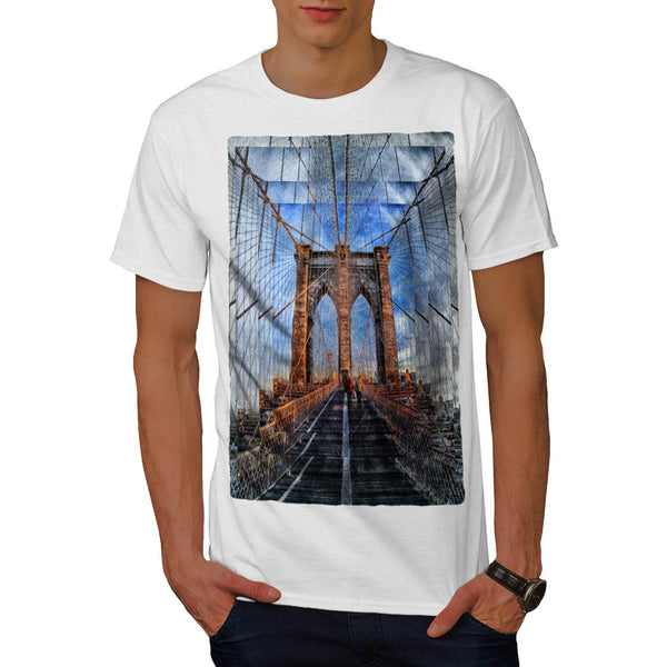 Brooklyn Bridge View Mens T-Shirt