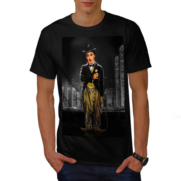 Actor Charlie Chaplin Mens T-Shirt