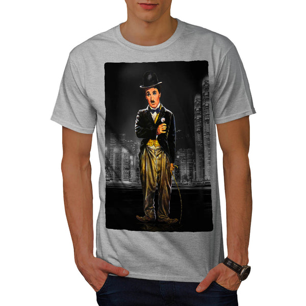 Actor Charlie Chaplin Mens T-Shirt