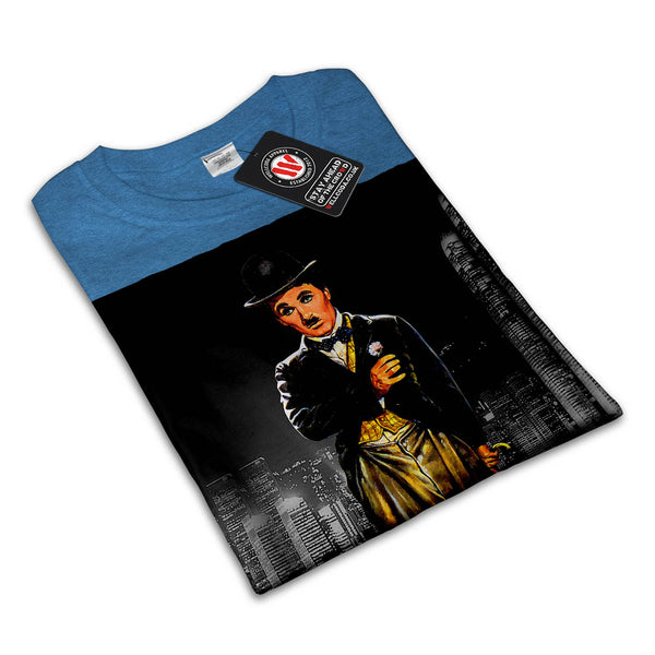 Actor Charlie Chaplin Womens T-Shirt