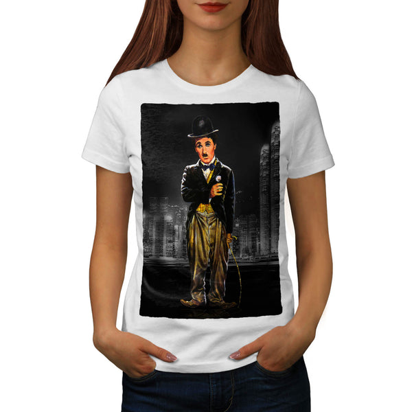 Actor Charlie Chaplin Womens T-Shirt