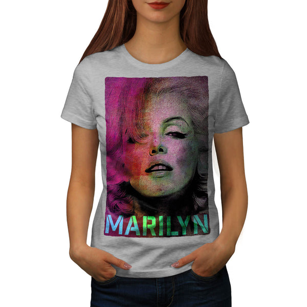 Marilyn Monroe Face Womens T-Shirt