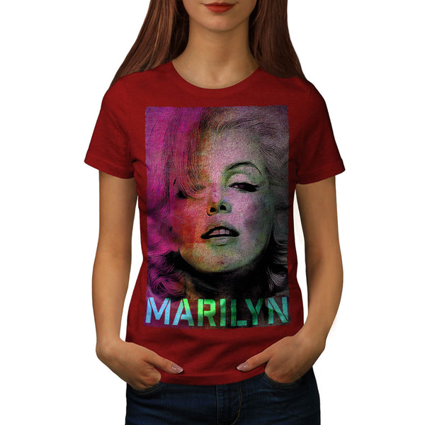 Marilyn Monroe Face Womens T-Shirt