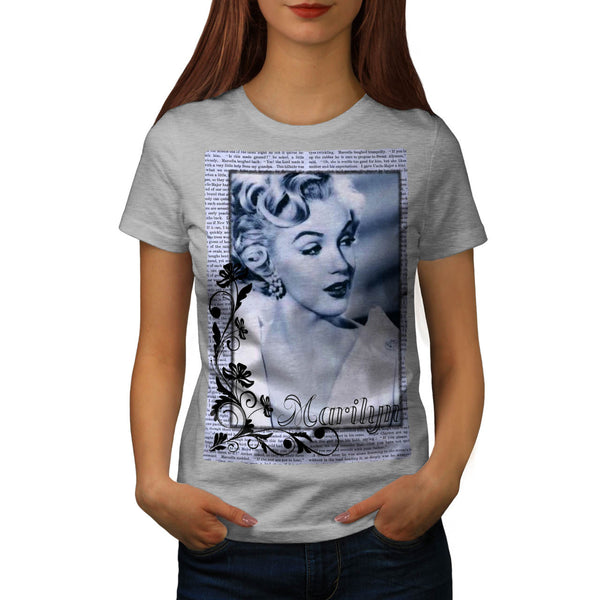 Marilyn Monroe Face Womens T-Shirt