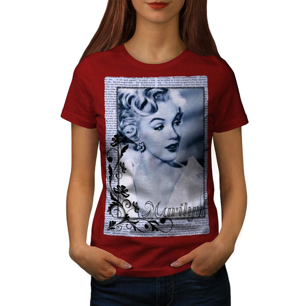 Marilyn Monroe Face Womens T-Shirt