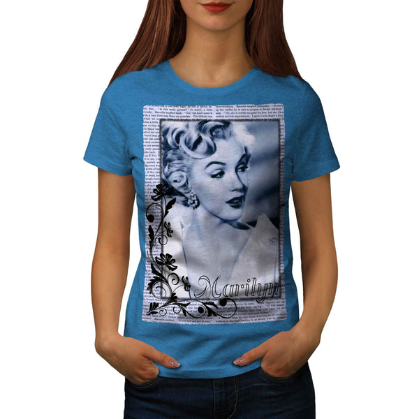 Marilyn Monroe Face Womens T-Shirt