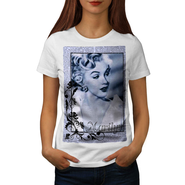 Marilyn Monroe Face Womens T-Shirt
