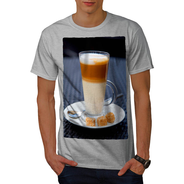 Cup Of Latte Mens T-Shirt
