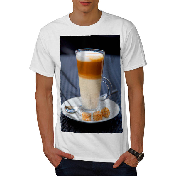 Cup Of Latte Mens T-Shirt