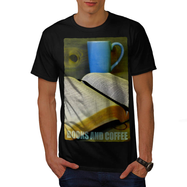 Books And Coffee Mens T-Shirt