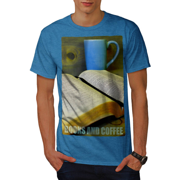 Books And Coffee Mens T-Shirt