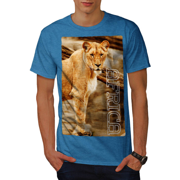 Africa Lion Female Mens T-Shirt