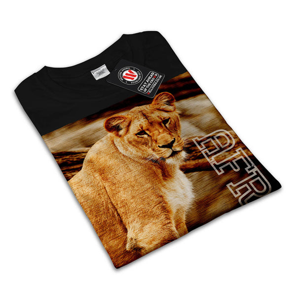 Africa Lion Female Mens T-Shirt